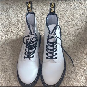 Women’s White Dr. Martins
